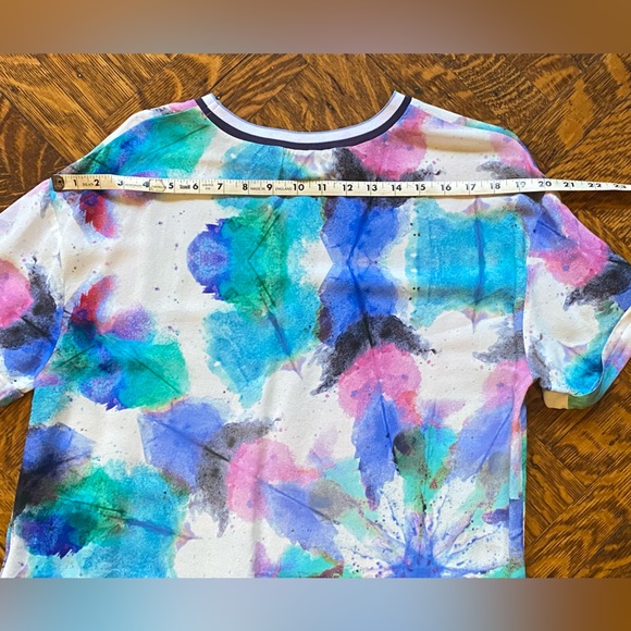 NWOT Desigual Abstract Oversized Asymmetrical Tee - Size M - Picture 9 of 13